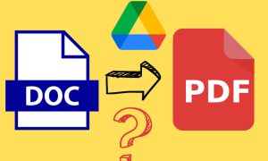 Cách xuất file PDF từ file Word bằng Google Docs nhanh chóng