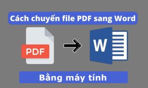 5 cách chuyển PDF sang Word bằng máy tính nhanh nhất