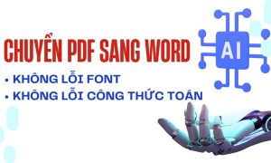 Xu hướng sử dụng AI để chuyển file PDF sang Word