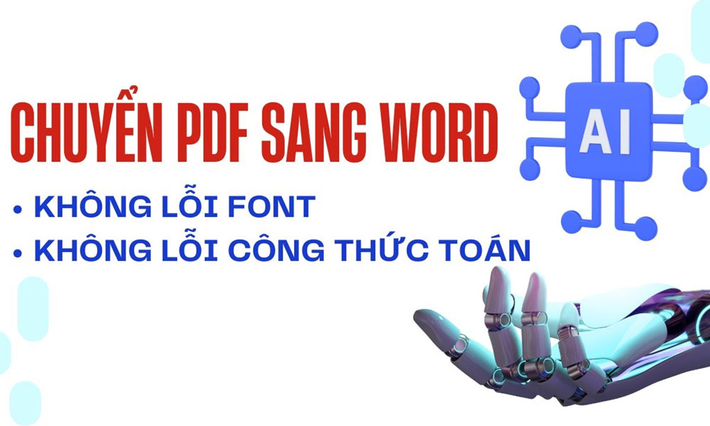 Xu hướng sử dụng AI để chuyển file PDF sang Word